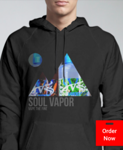 Mountain Hoodie Black | Soul Vapor E-Liquid Apparel