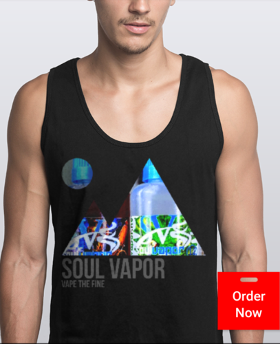 Mountain Tank Black | Soul Vapor E-Liquid Apparel