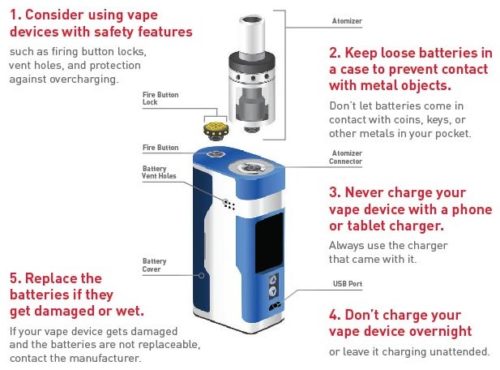 Vape Battery Safety | Soul Vapor E-Liquid Blog
