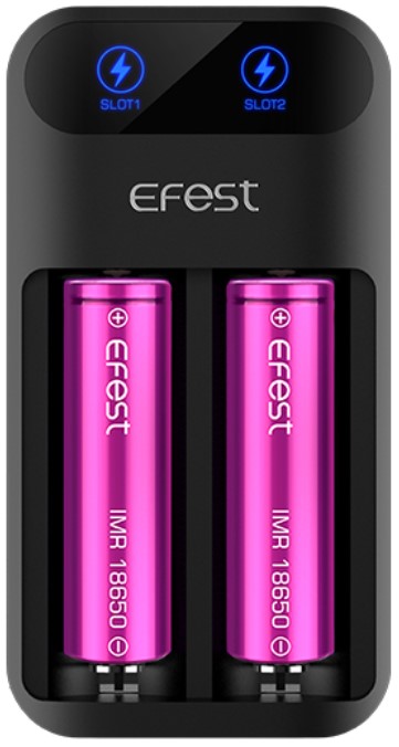 Efest Lush Q2 Battery Charger | Soul Vapor E-Liquid